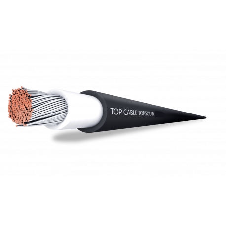 10 metros de cable solar negro 4mm² 12AWG 1500VDC