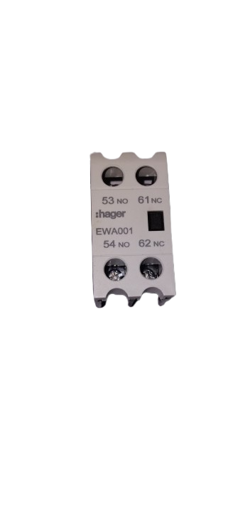 Contacto auxiliar hager