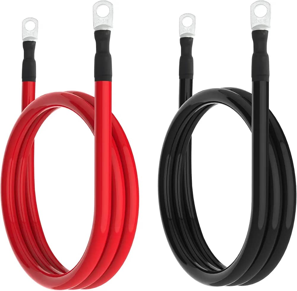 Cable de batería de 1.5m 2AWG