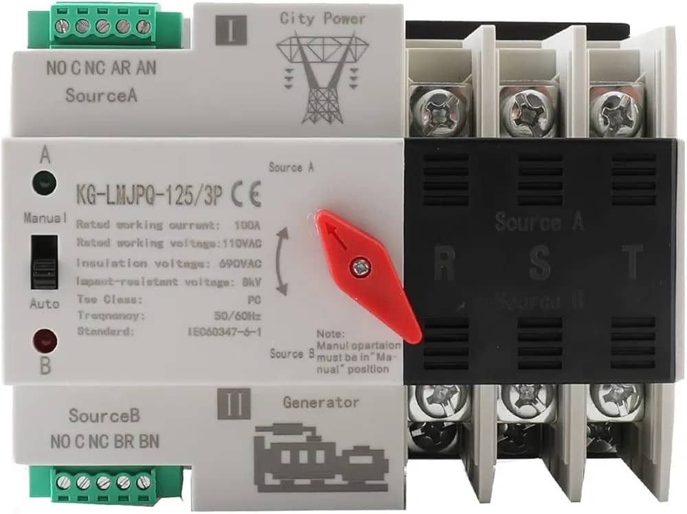 Interruptor de Transferencia Autmática (110V 3P)