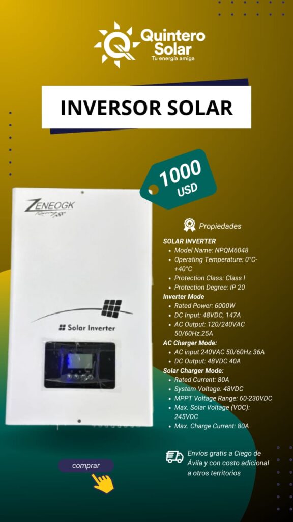 Inversor de fase dividida de 6kW