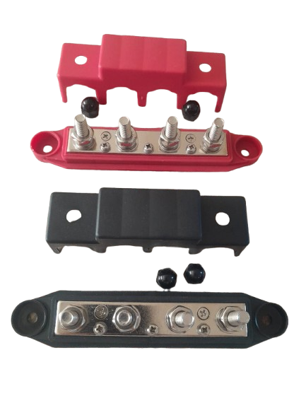 Pareja de barras de conexiones en paralelo para baterías